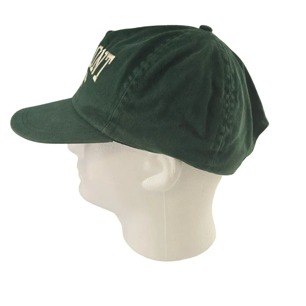 Vintage Colorado Sports Fremont Green Leather Strap Adjustable‎ One Size Cap